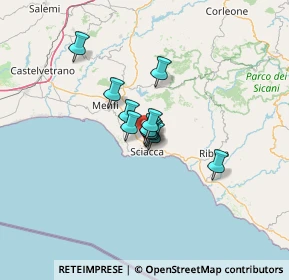 Mappa Strada Provinciale Cda Santa Maria, 92019 Sciacca AG, Italia (8.00727)