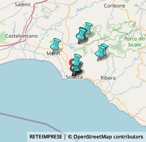 Mappa Strada Provinciale Cda Santa Maria, 92019 Sciacca AG, Italia (8.34769)