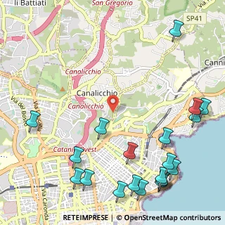 Mappa Via Nizzeti, 95126 Catania CT, Italia (1.7475)