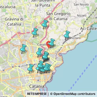 Mappa Via Nizzeti, 95126 Catania CT, Italia (2.02353)