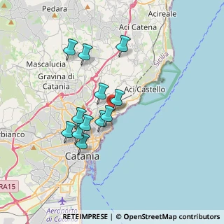 Mappa Via Giasone, 95126 Catania CT, Italia (3.4575)