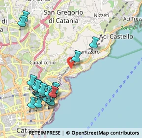Mappa Via Giasone, 95126 Catania CT, Italia (2.7055)