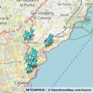 Mappa Via Giasone, 95126 Catania CT, Italia (2.11867)