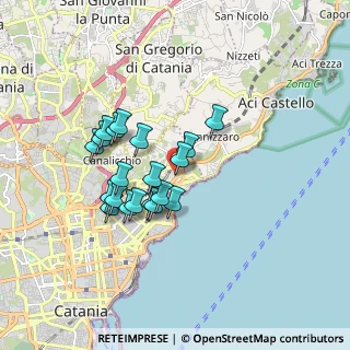 Mappa Via Giasone, 95126 Catania CT, Italia (1.6095)