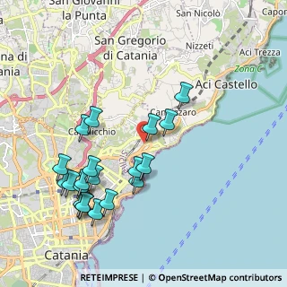 Mappa Via Giasone, 95126 Catania CT, Italia (2.38)