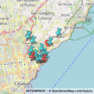 Mappa Via Giasone, 95126 Catania CT, Italia (1.727)