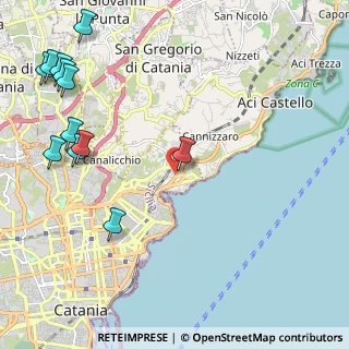 Mappa Via Giasone, 95126 Catania CT, Italia (3.33)
