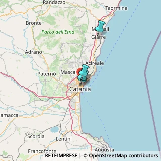 Mappa Via Noto, 95125 Catania CT, Italia (55.884)
