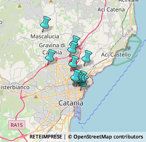 Mappa Via Pedara, 95030 Catania CT, Italia (2.24818)