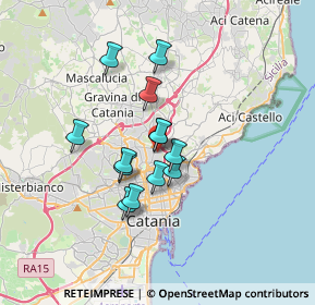 Mappa Via Pedara, 95030 Catania CT, Italia (2.81308)