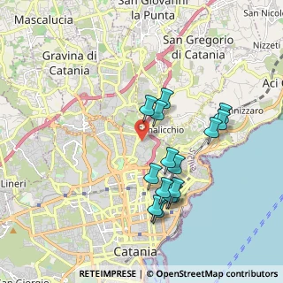 Mappa Via Pedara, 95125 Catania CT, Italia (2.00667)