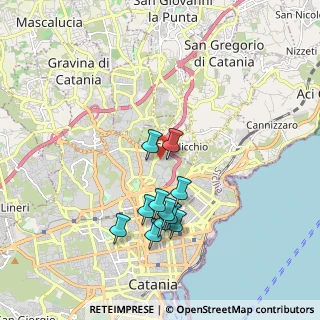 Mappa Via Pedara, 95125 Catania CT, Italia (1.90727)