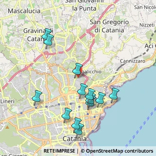 Mappa Via Pedara, 95125 Catania CT, Italia (2.39538)