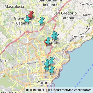 Mappa Via Pedara, 95125 Catania CT, Italia (2.16545)