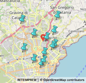 Mappa Via Pedara, 95030 Catania CT, Italia (1.83)