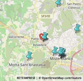 Mappa Contrada Acquarossa strada provinciale, 95032 Belpasso CT, Italia (2.3825)