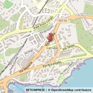 Mappa Via Messina, 722, 95126 Catania, Catania (Sicilia)