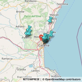 Mappa Via Nebrodi, 95123 Catania CT, Italia (7.91429)
