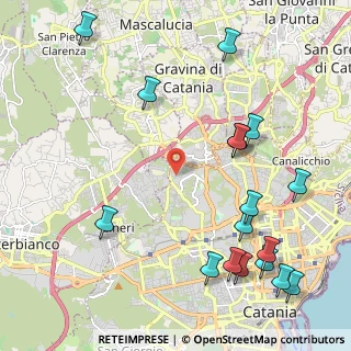 Mappa Via Nebrodi, 95123 Catania CT, Italia (3.09471)