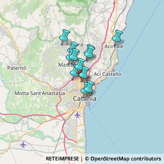 Mappa Via della Paglia, 95125 Catania CT, Italia (4.96167)