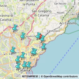 Mappa Via Feudo Grande, 95126 Catania CT, Italia (2.80692)