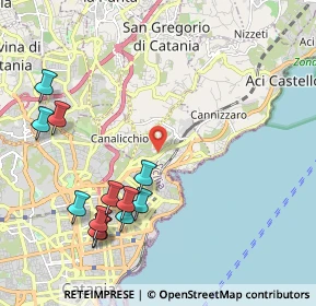 Mappa Via Feudo Grande, 95126 Catania CT, Italia (2.70333)