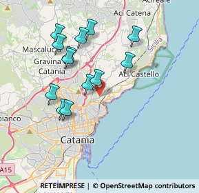 Mappa Via Feudo Grande, 95126 Catania CT, Italia (3.93462)