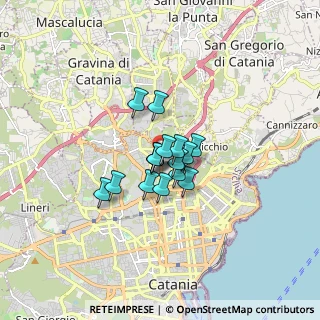 Mappa Via Leucatia, 95125 Catania CT, Italia (1.03125)