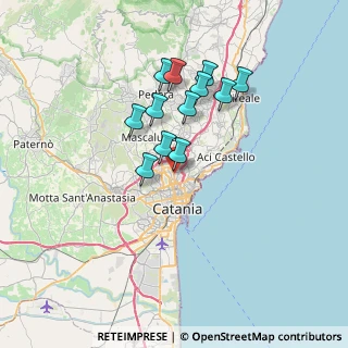 Mappa Via Leucatia, 95125 Catania CT, Italia (6.50083)