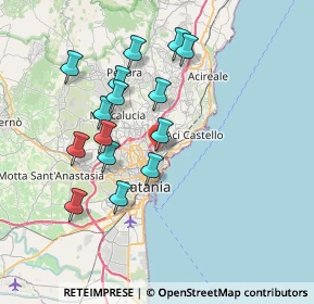 Mappa Via Nizzeti, 95030 Tremestieri etneo CT, Italia (7.69733)