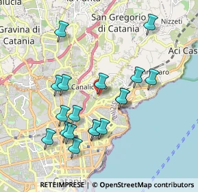 Mappa Via Nizzeti, 95030 Tremestieri etneo CT, Italia (2.10222)