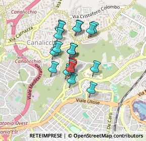 Mappa Via Nizzeti, 95030 Tremestieri etneo CT, Italia (0.355)