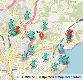 Mappa Via Nizzeti, 95030 Tremestieri etneo CT, Italia (1.349)