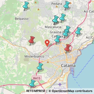 Mappa Via Salso, 95045 Misterbianco CT, Italia (5.51538)