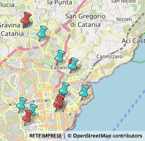 Mappa Via Nuovalucello Traversa, 95030 Tremestieri etneo CT, Italia (2.73615)