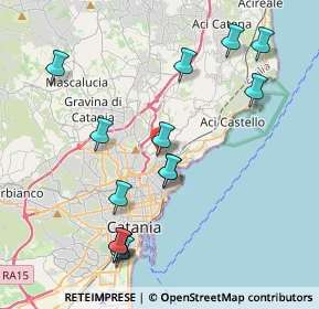 Mappa Via Nuovalucello Traversa, 95030 Tremestieri etneo CT, Italia (4.885)