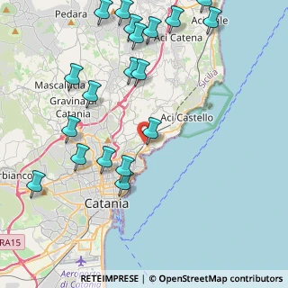 Mappa Via Antonio Canepa, 95126 Catania CT, Italia (5.79263)