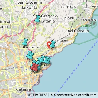 Mappa Via Antonio Canepa, 95126 Catania CT, Italia (2.3565)
