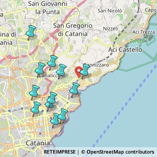 Mappa Via Antonio Canepa, 95126 Catania CT, Italia (2.48583)