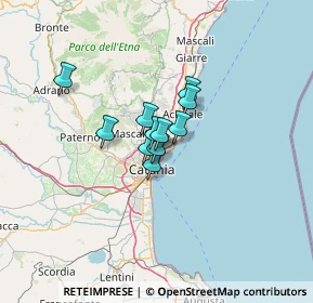 Mappa Via Diodoro Siculo, 95030 Canalicchio CT, Italia (7.50091)