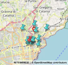 Mappa Via Diodoro Siculo, 95030 Canalicchio CT, Italia (1.47077)