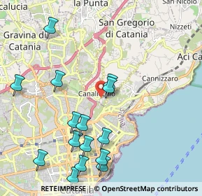 Mappa Via Diodoro Siculo, 95030 Canalicchio CT, Italia (2.66133)