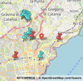 Mappa Via Diodoro Siculo, 95030 Catania CT, Italia (2.25583)