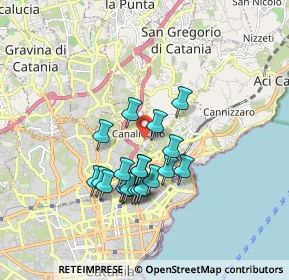 Mappa Via Diodoro Siculo, 95030 Catania CT, Italia (1.66)