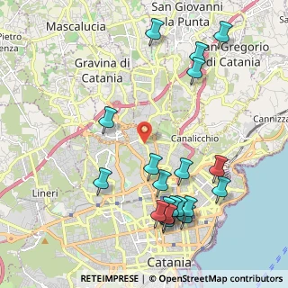 Mappa Via Zangri Francesco, 95125 Catania CT, Italia (2.69368)