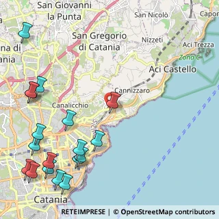 Mappa Via del Roveto, 95126 Catania CT, Italia (3.48944)