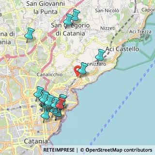 Mappa Via del Roveto, 95126 Catania CT, Italia (2.748)