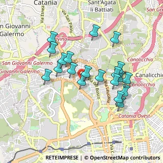 Mappa Via Amedeo Modigliani, 95125 Catania CT, Italia (0.947)