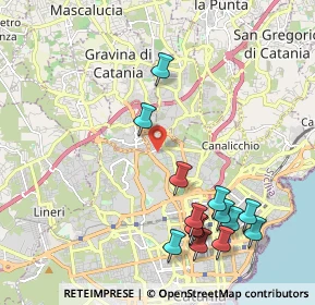 Mappa Via Amedeo Modigliani, 95125 Catania CT, Italia (2.63786)