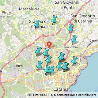 Mappa Via Amedeo Modigliani, 95125 Catania CT, Italia (2.201)